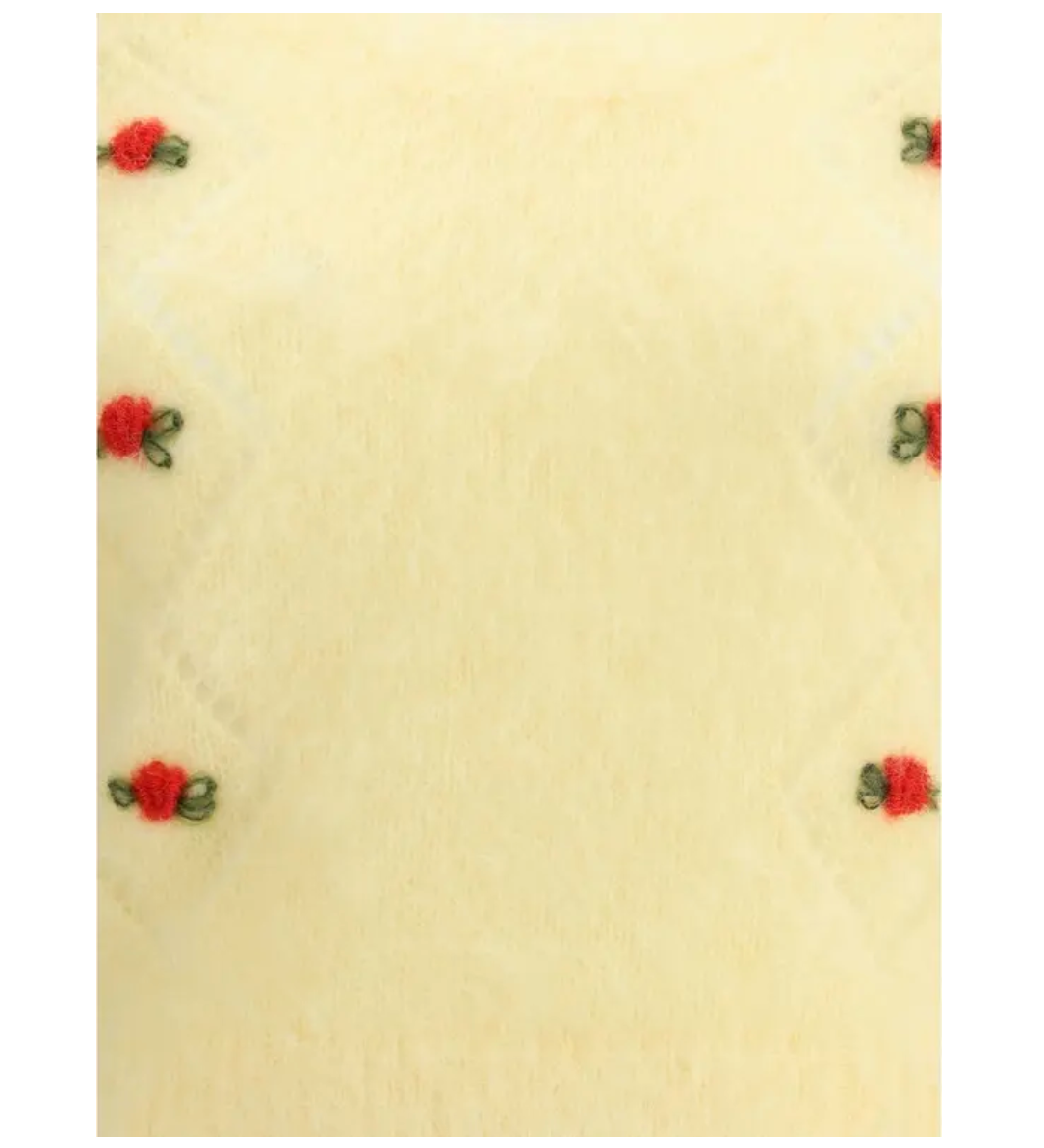 ALESSANDRA RICH Mohair-Blend Embroidered Jumper