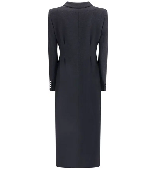 ALESSANDRA RICH Long Tweed Coat