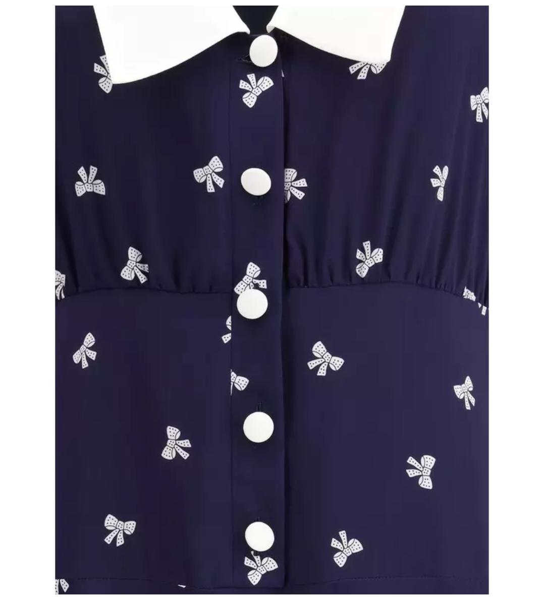 ALESSANDRA RICH Silk Bow Midi Dress