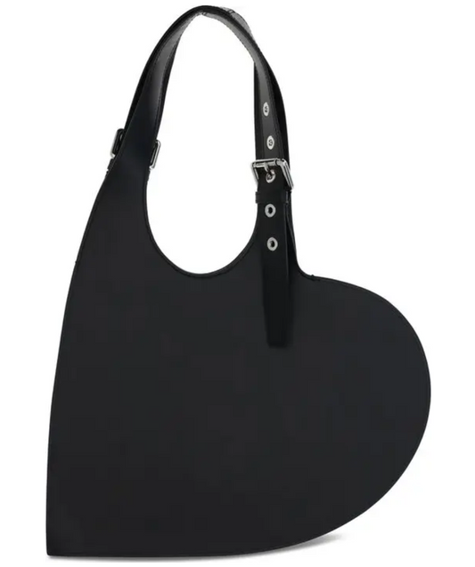 COPERNI Black Belt Heart Leather Tote