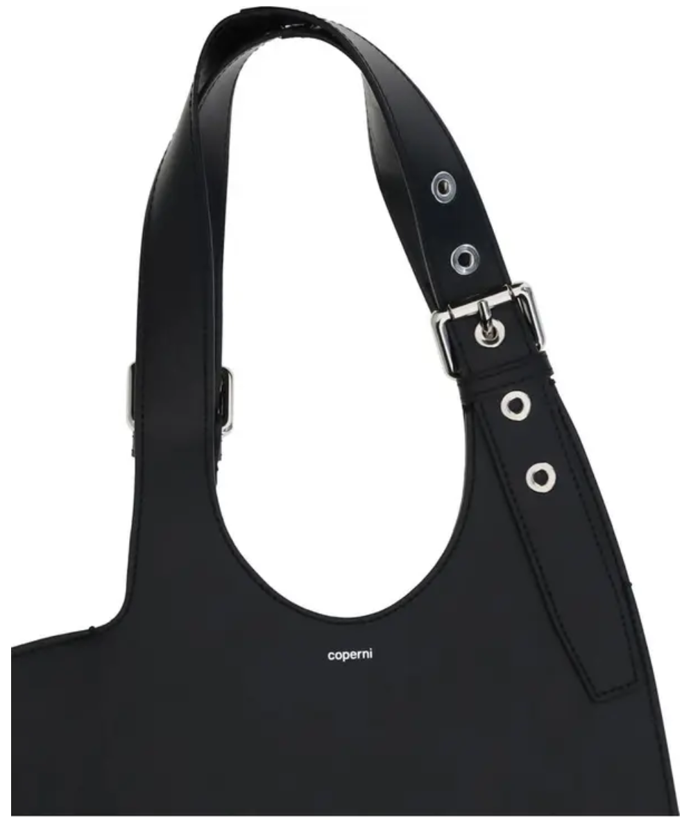 COPERNI Black Belt Heart Leather Tote