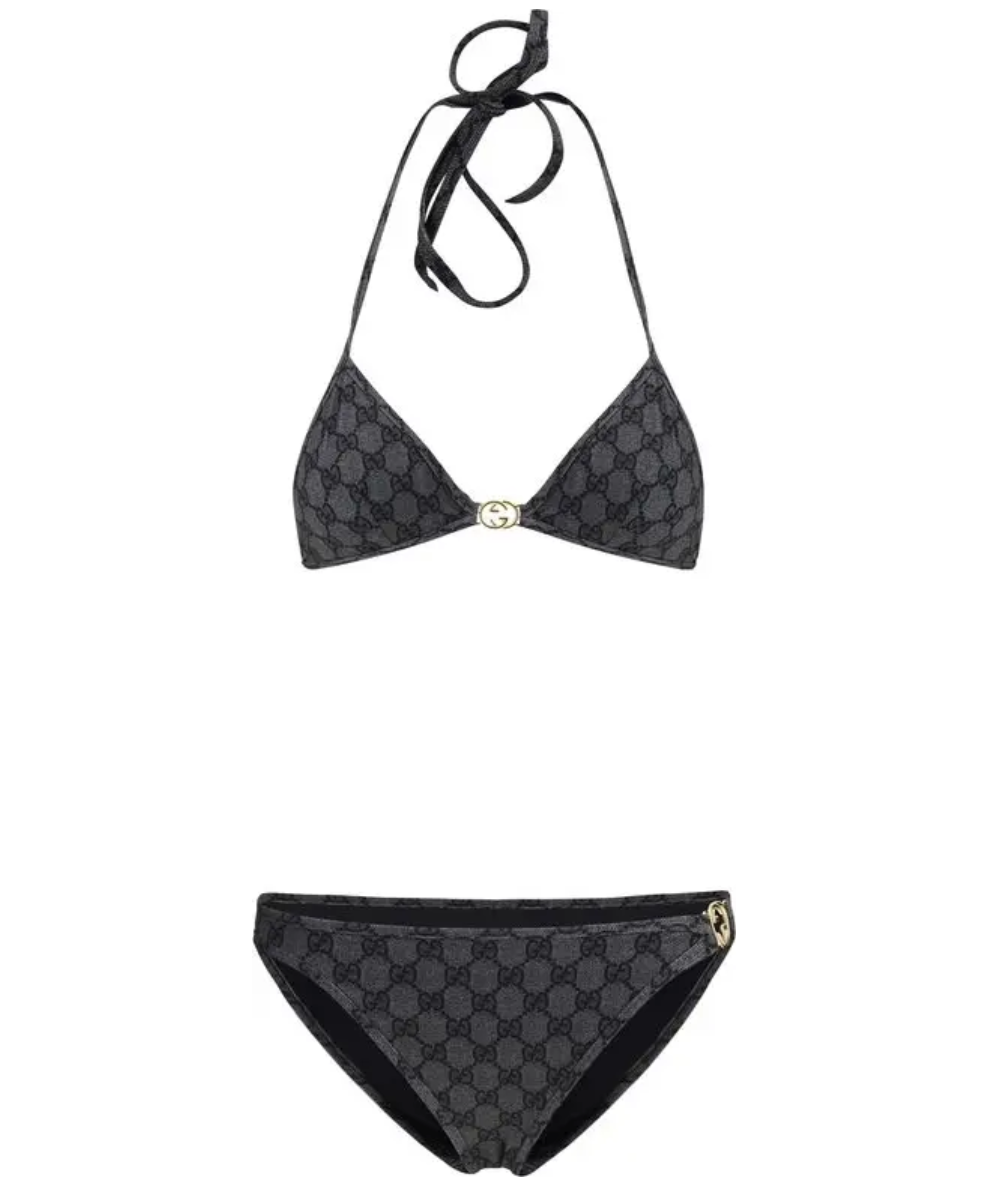 GUCCI Embellished Printed Bikini