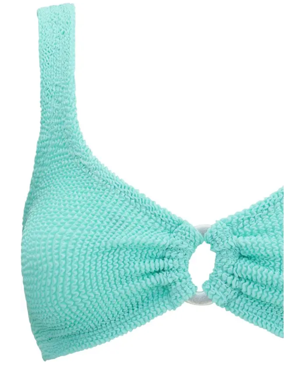 HUNZA G Julia Seersucker Bikini Set