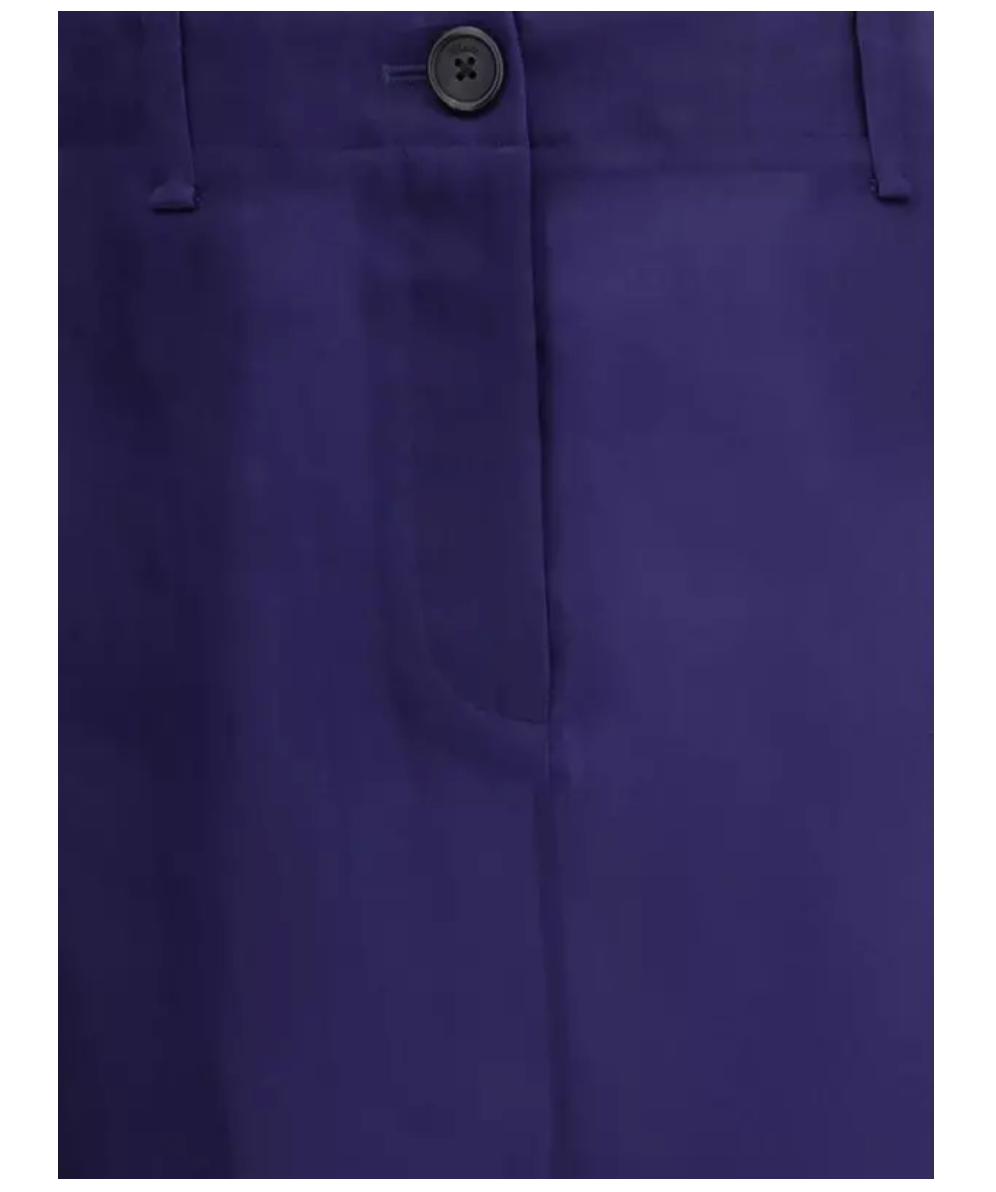 KHAITE Silk Lucian Pencil Midi Skirt