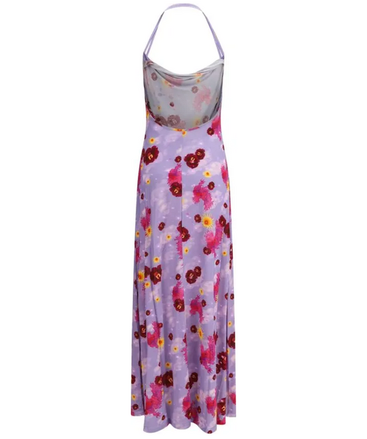 MACCAPANI Floral-print Maxi Dress
