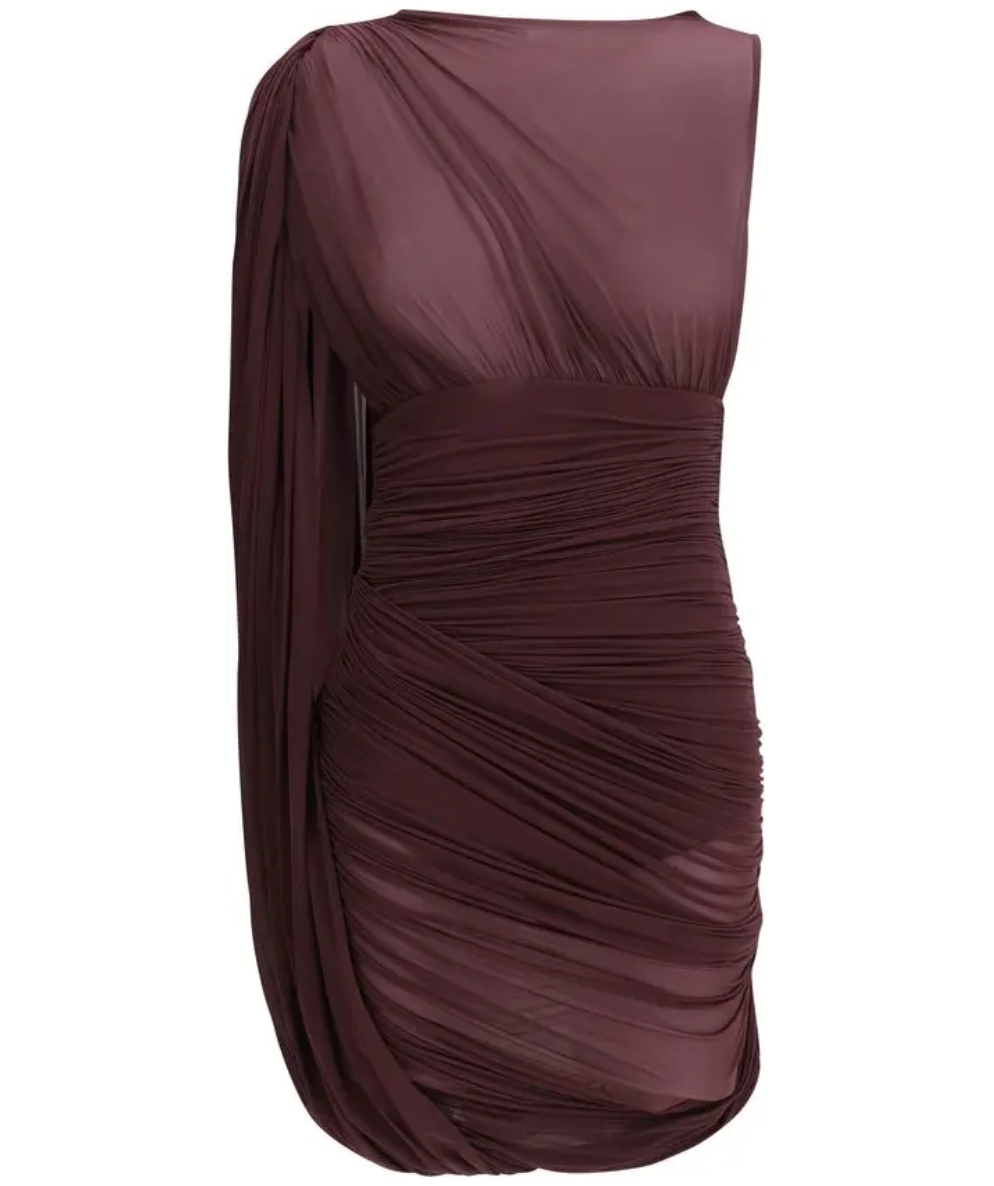 MAGDA BUTRYM Draped One-Shoulder Mini Dress