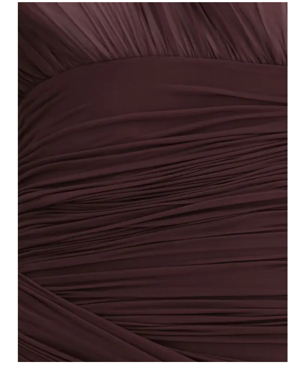 MAGDA BUTRYM Draped One-Shoulder Mini Dress