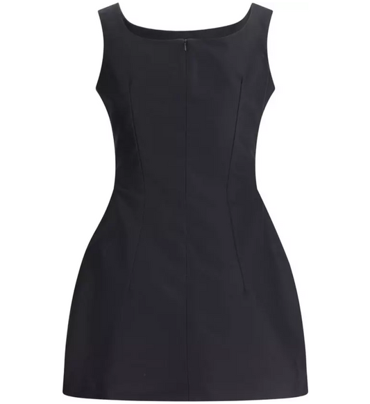 MAGDA BUTRYM Floral-appliqué Cotton Mini Dress