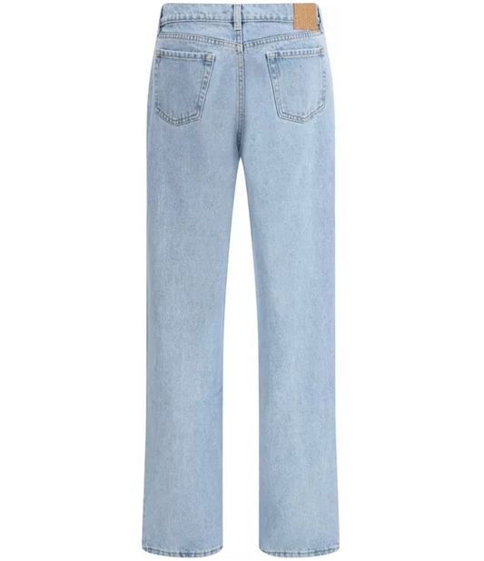 MAGDA BUTRYM Blue Cotton Straight-Leg Jeans