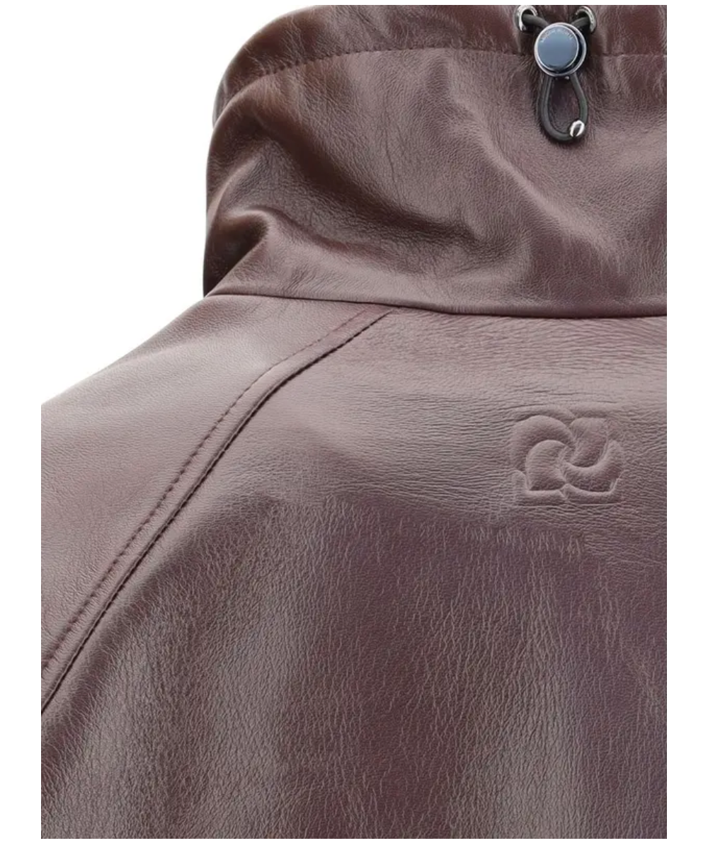 MAGDA BUTRYM Oversized Leather Bomber Jacket