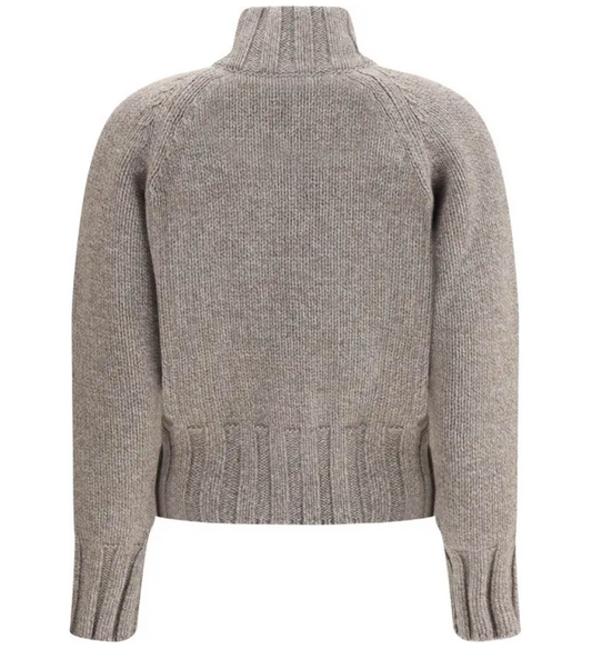 MAGDA BUTRYM Zip-up Cashmere Jumper