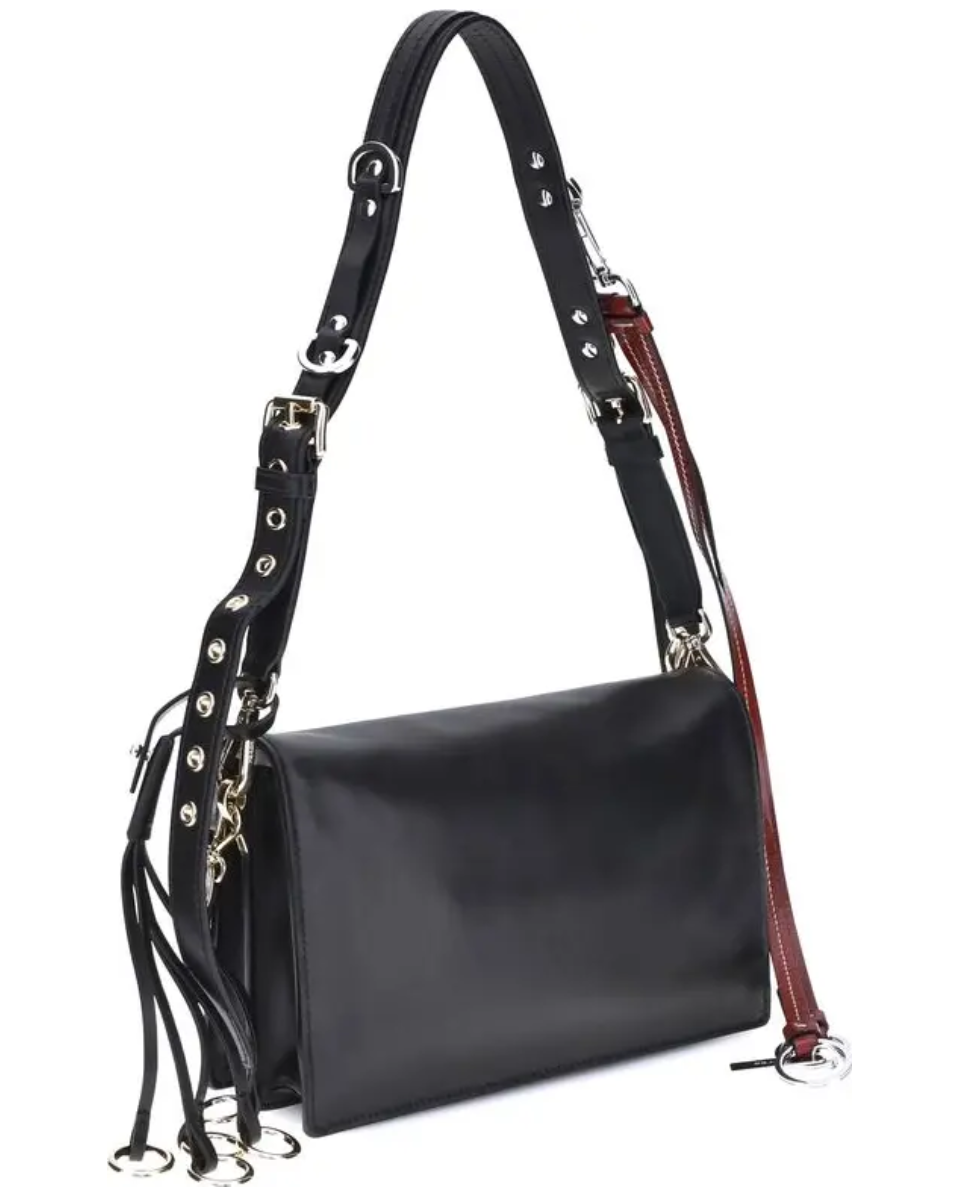 PRADA Soft Sound Large Leather Shoulder Bag
