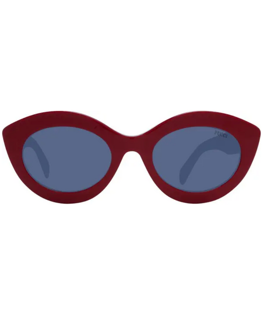PUCCI Burgundy and Blue Women Sunglasses