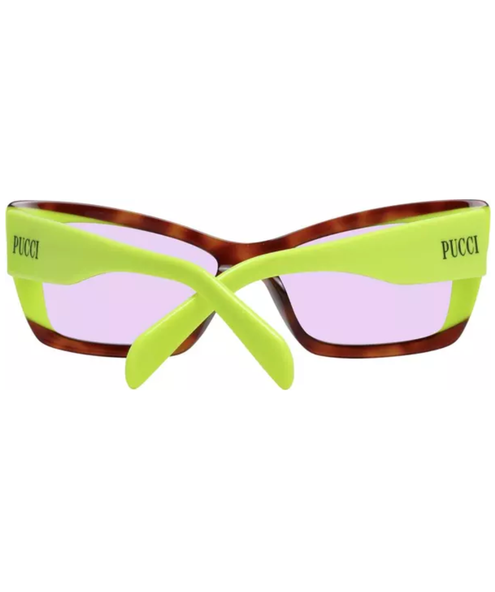 PUCCI Lime & Tortoiseshell Women Sunglasses