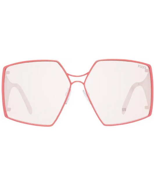 PUCCI Pink Print Oversized Women Sunglasses