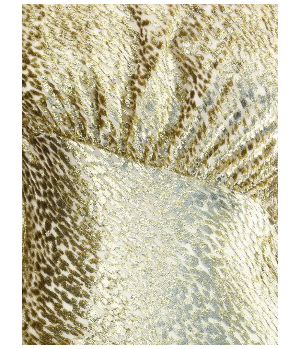 SELF-PORTRAIT Fil Coupé Maxi Dress