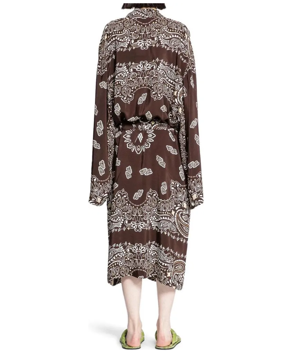 THE ATTICO Bandana Print Kaftan