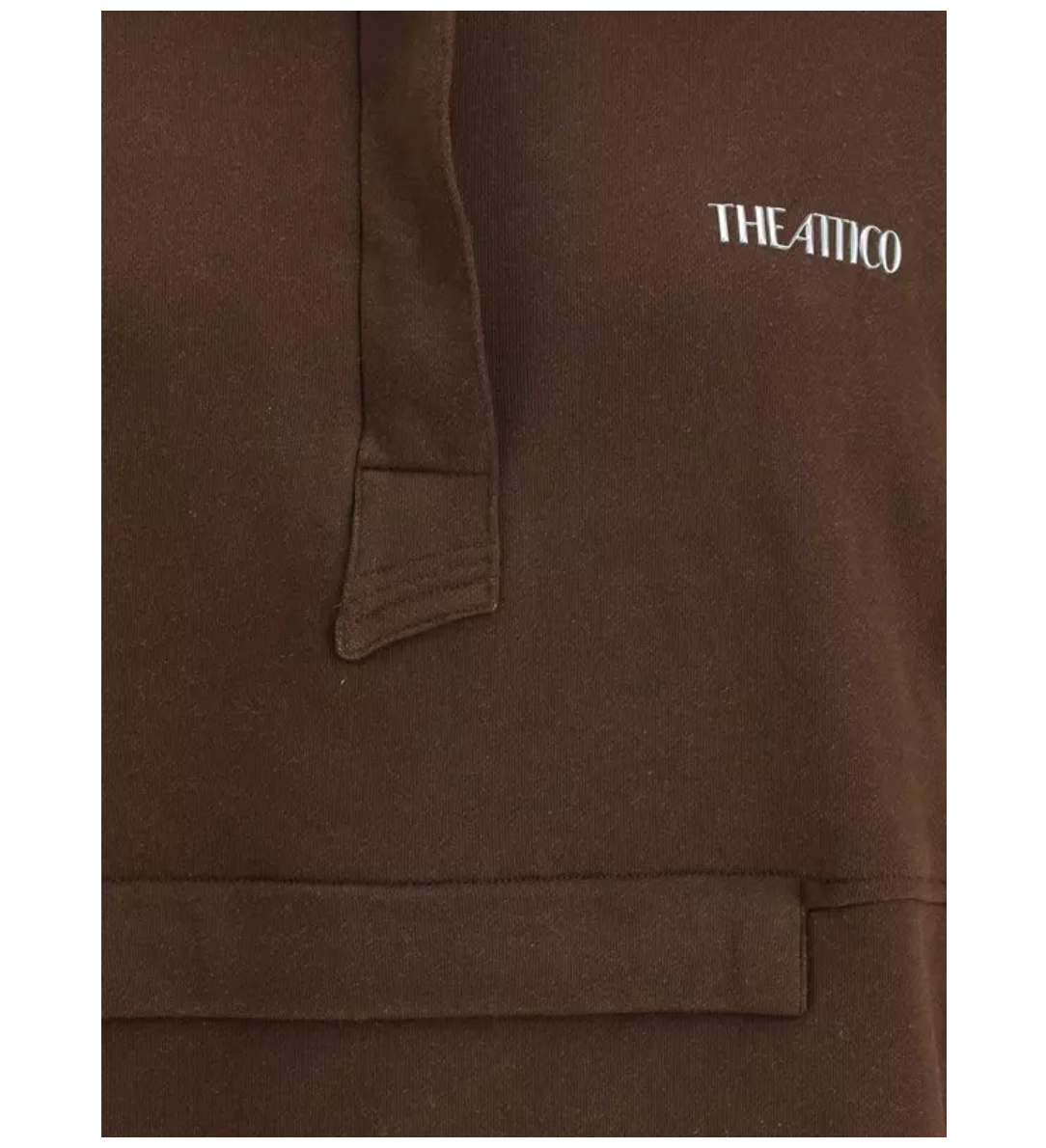 THE ATTICO Cotton Fleece Sweatshirt