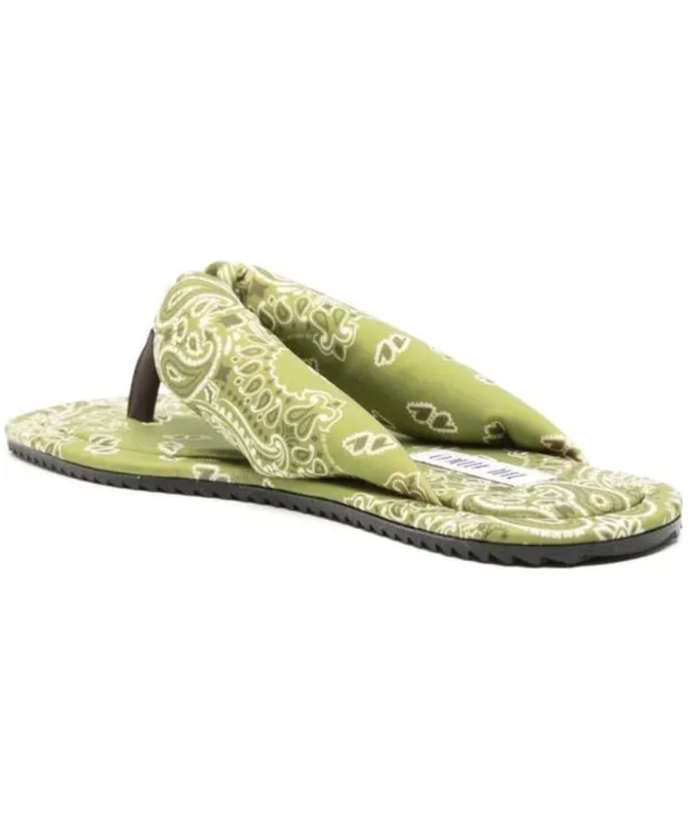 THE ATTICO Indie Bandana Thong Sandals
