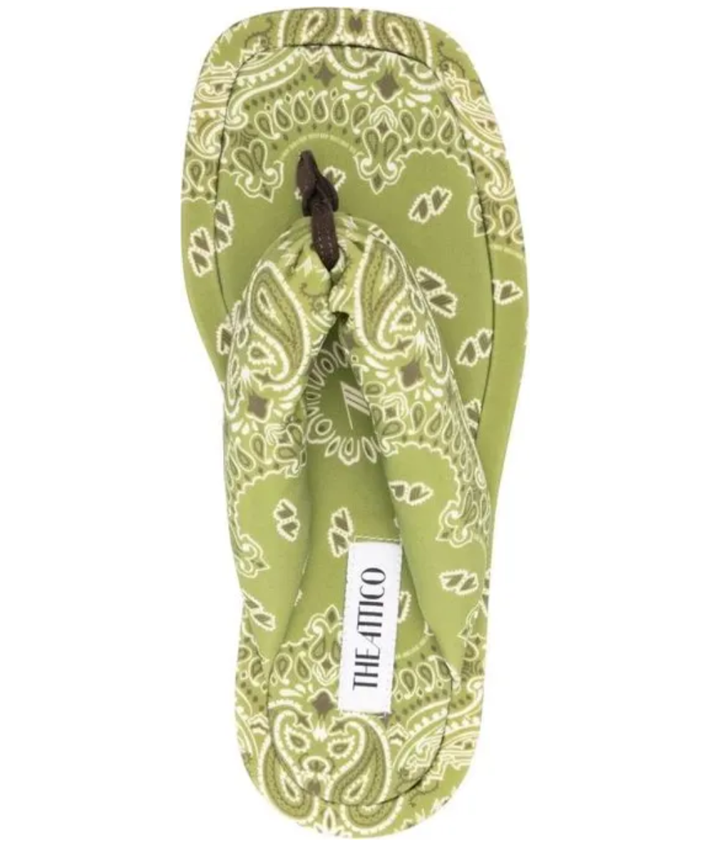 THE ATTICO Indie Bandana Thong Sandals