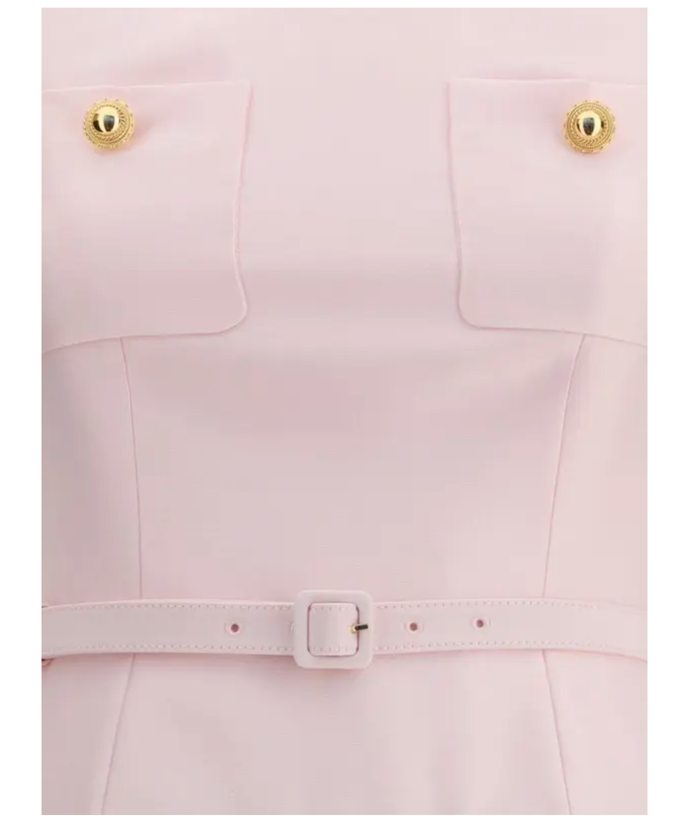 SELF-PORTRAIT Taffeta Tailored Midi Dress