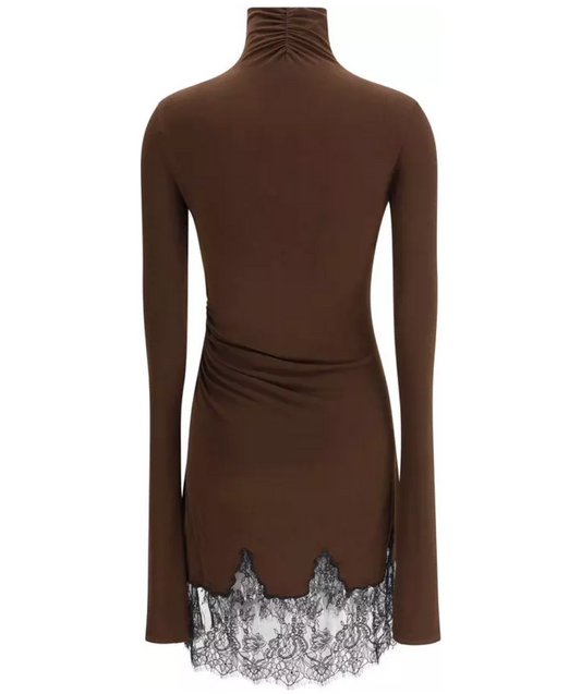 THE ANDAMANE Turtleneck Oleandra Dress