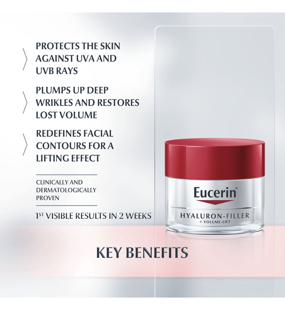 EUCERIN Hyaluron-Filler + Volume-Lift Day Cream SPF15 50ml