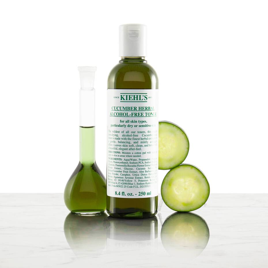 KIEHL'S Cucumber Herbal Alcohol-Free Toner.