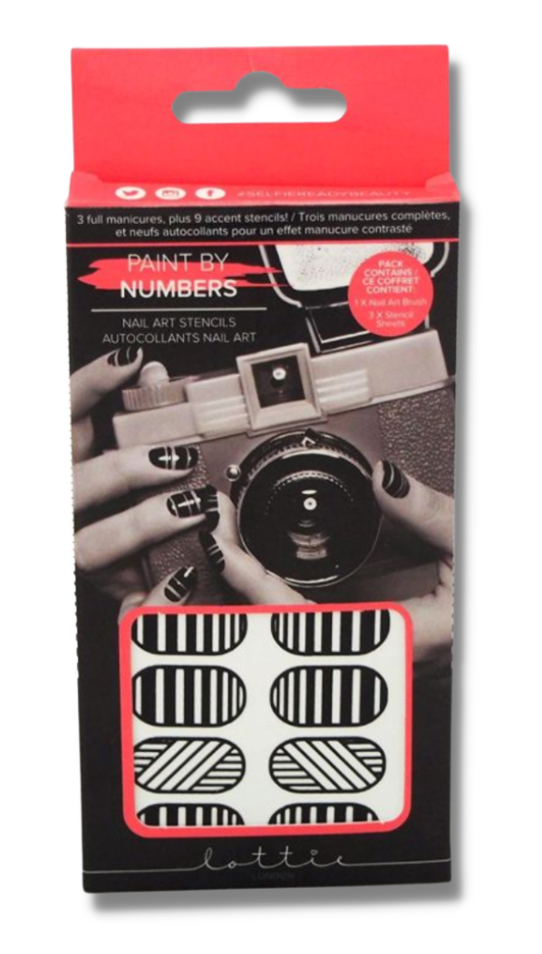 LOTTIE LONDON Paint by Numbers Manicure Nail Art Kit