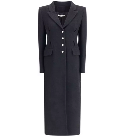 ALESSANDRA RICH Long Tweed Coat