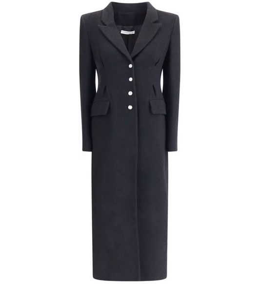 ALESSANDRA RICH Long Tweed Coat