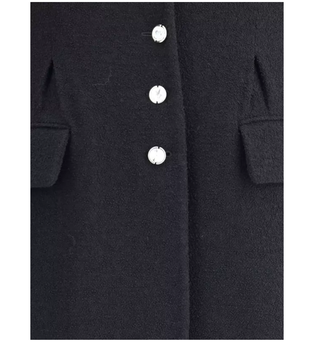 ALESSANDRA RICH Long Tweed Coat
