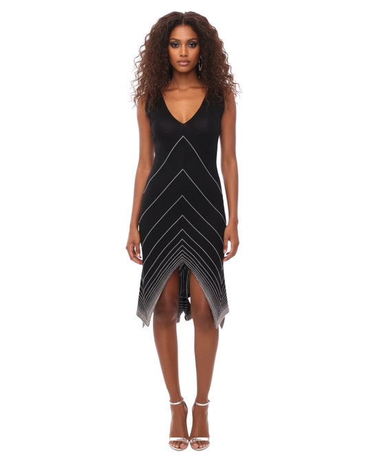 ALICE PALMER Knitted Cocktail Dress