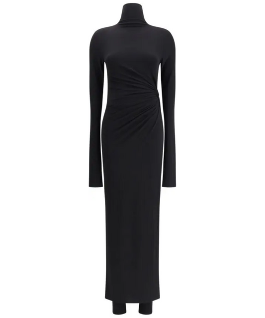 THE ANDAMANE Tessa Jumpsuit Dress - Black