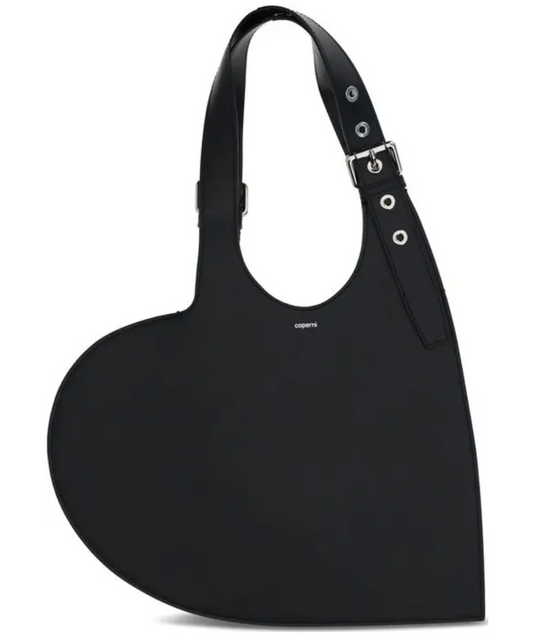 COPERNI Black Belt Heart Leather Tote