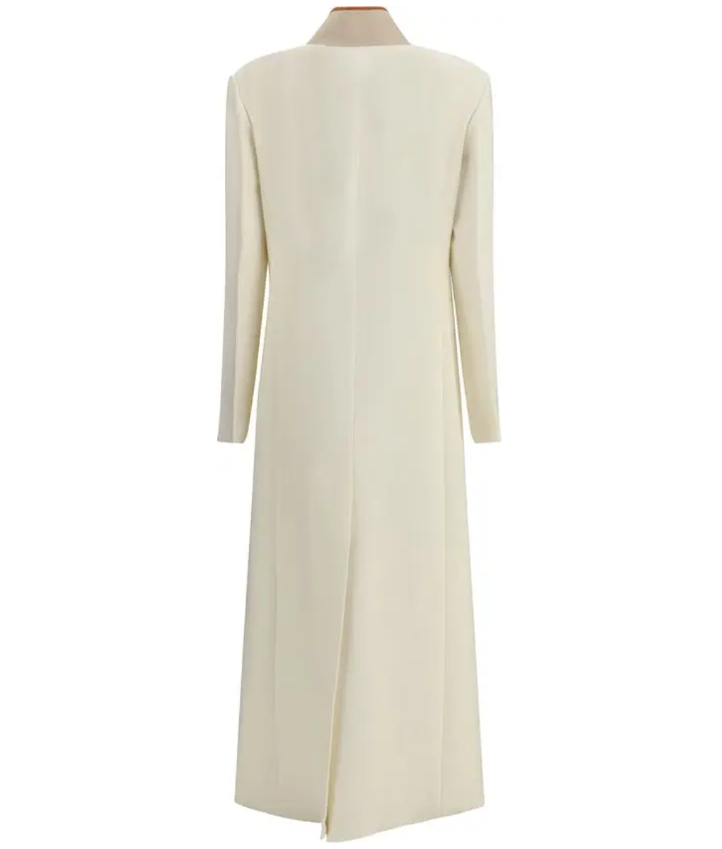 DI STAVNITSER Antwerp White Wool Coat