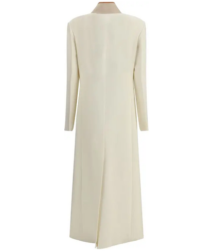 DI STAVNITSER Antwerp White Wool Coat