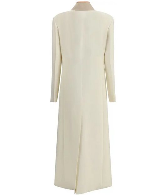 DI STAVNITSER Antwerp White Wool Coat