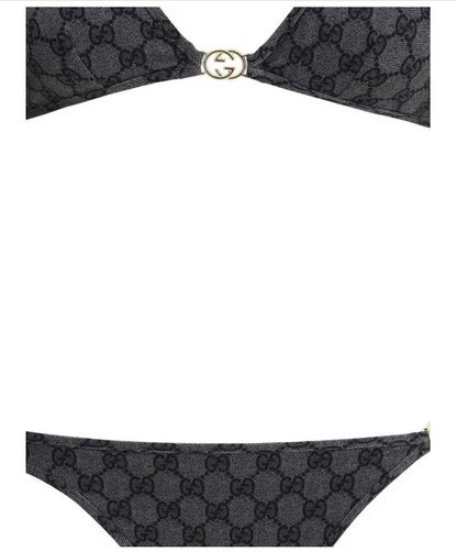 GUCCI Embellished Printed Bikini
