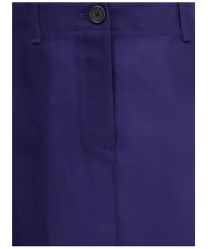KHAITE Silk Lucian Pencil Midi Skirt