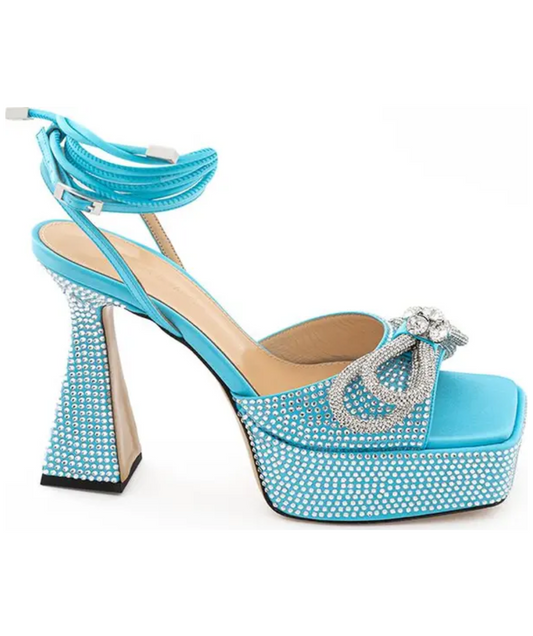 MACH & MACH Sydney Embellished Platform Sandals