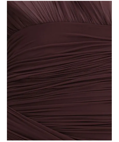 MAGDA BUTRYM Draped One-Shoulder Mini Dress