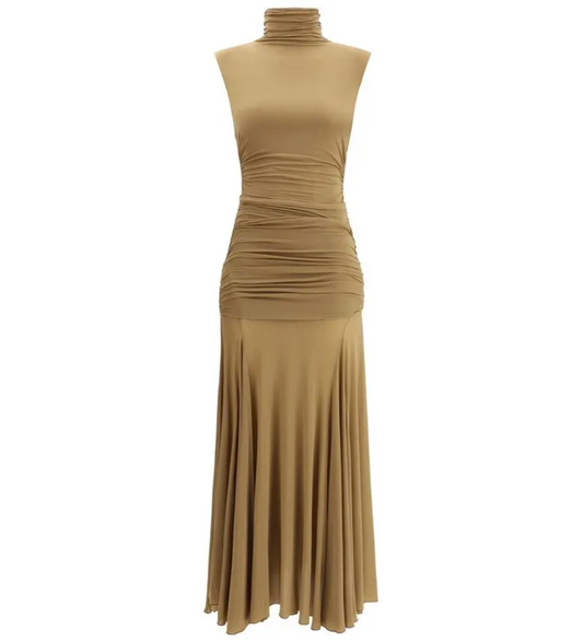 MAGDA BUTRYM High Neck Long Dress
