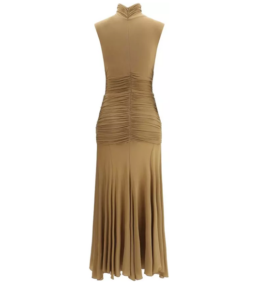 MAGDA BUTRYM High Neck Long Dress