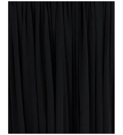 MAGDA BUTRYM Open-leg Long-sleeve Draped Midi Dress