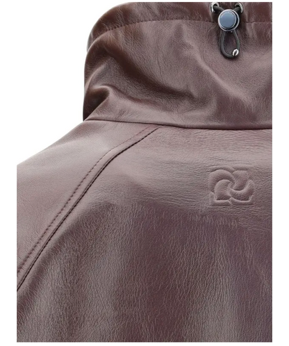 MAGDA BUTRYM Oversized Leather Bomber Jacket