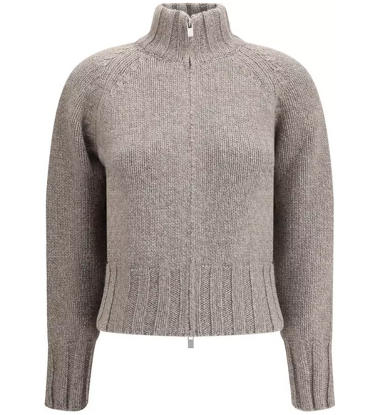 MAGDA BUTRYM Zip-up Cashmere Jumper
