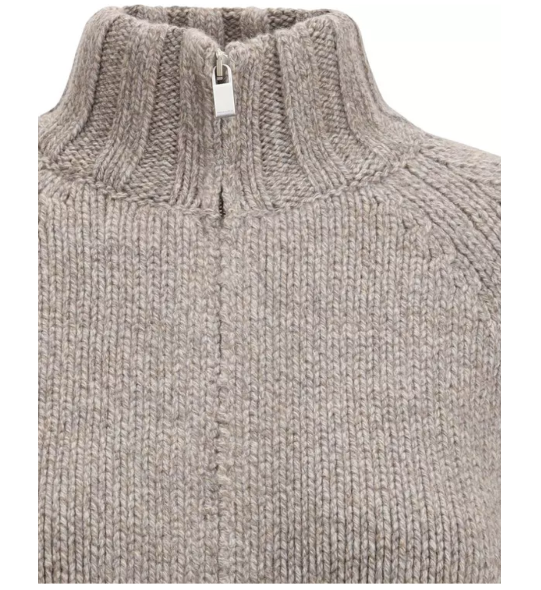 MAGDA BUTRYM Zip-up Cashmere Jumper