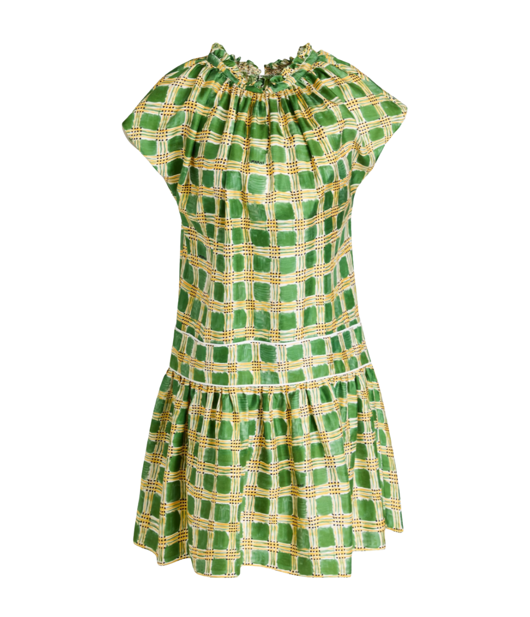 MARNI Printed Silk-twill Mini Dress