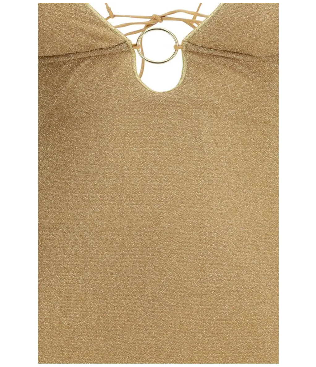 OSÉREE Lumiere Ring-strap Mini Dress